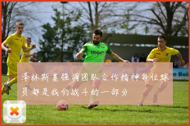 泽林斯基强调团队合作精神每位球员都是我们战斗的一部分